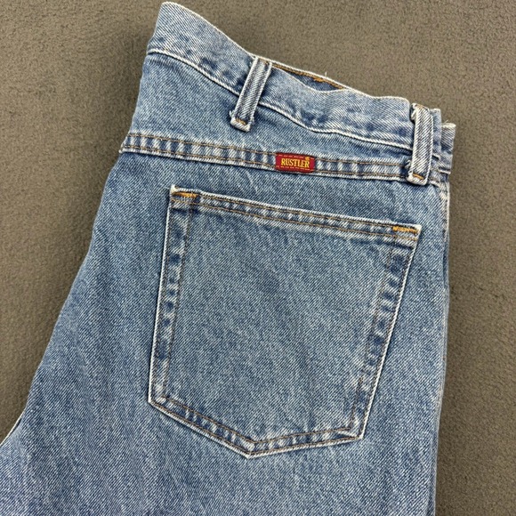 Rustler Jeans Men's Size 36x32 Light Wash Relaxed Fit Classic Denim Pants - Picture 3 of 11
